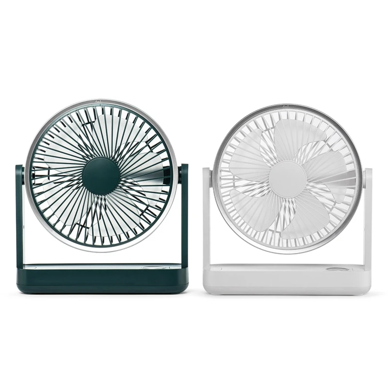 

Small USB Desk Fan 4 Speeds Portable Personal Desktop Table Fan 180° Adjustment Mini Fan Quiet Operation for Home Office