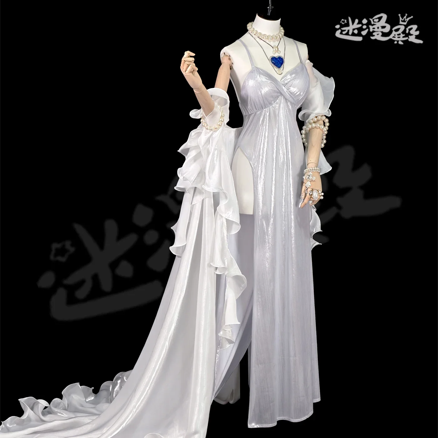 

Azur Lane FFNF Champagne Cosplay Costumes for Women Halloween Party Evening Dresses Female Can Custom Made