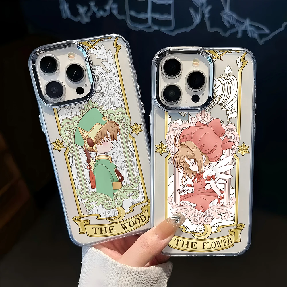 Cute Card Captor SAKURA Cartoon Phone Case For iPhone 17 16e 16 15 14 13 12 11mini Pro Max X XR XSMAX 8 7 Air Plus Soft Cover view 3