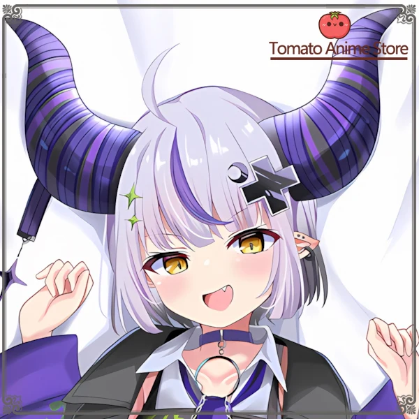 

Game Anime Hololive Vtuber La Nein Darknesss Sexy Dakimakura Cozy Pillow Cover Bedding Gifts Cosplay MD
