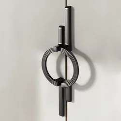 New Chinese Style Round Furniture Handles Kitchen Cabinet and Storage Handles Drawer and Wardrobe Long Cabinet Handle