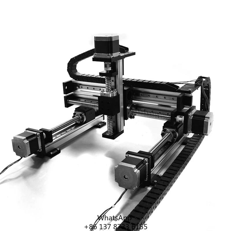 Pinsi Multifunctional 3 Axis Gantry Motion System XYZ Linear Motion Slide Stages For Printing
