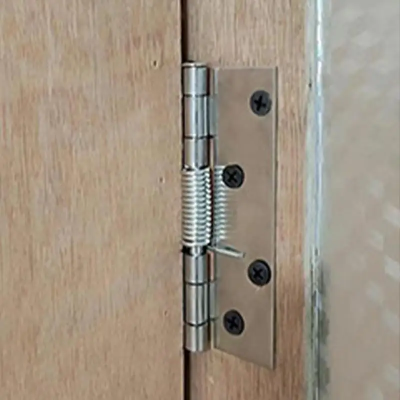 Spring Hinges Stainless Steel Door Closer Self Closing Spring Door Hinge Door Window Cupboard Folding Hinges Auto Door Closer