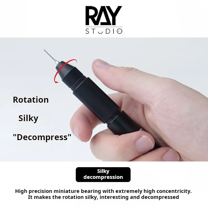 RAYSTUDIO RHD-01 Cabin Hand Drill 0.1~3.2mm Drill Bit Assembly for Gundam Scale Model Building Hand Craft Drilling Hobby Tools