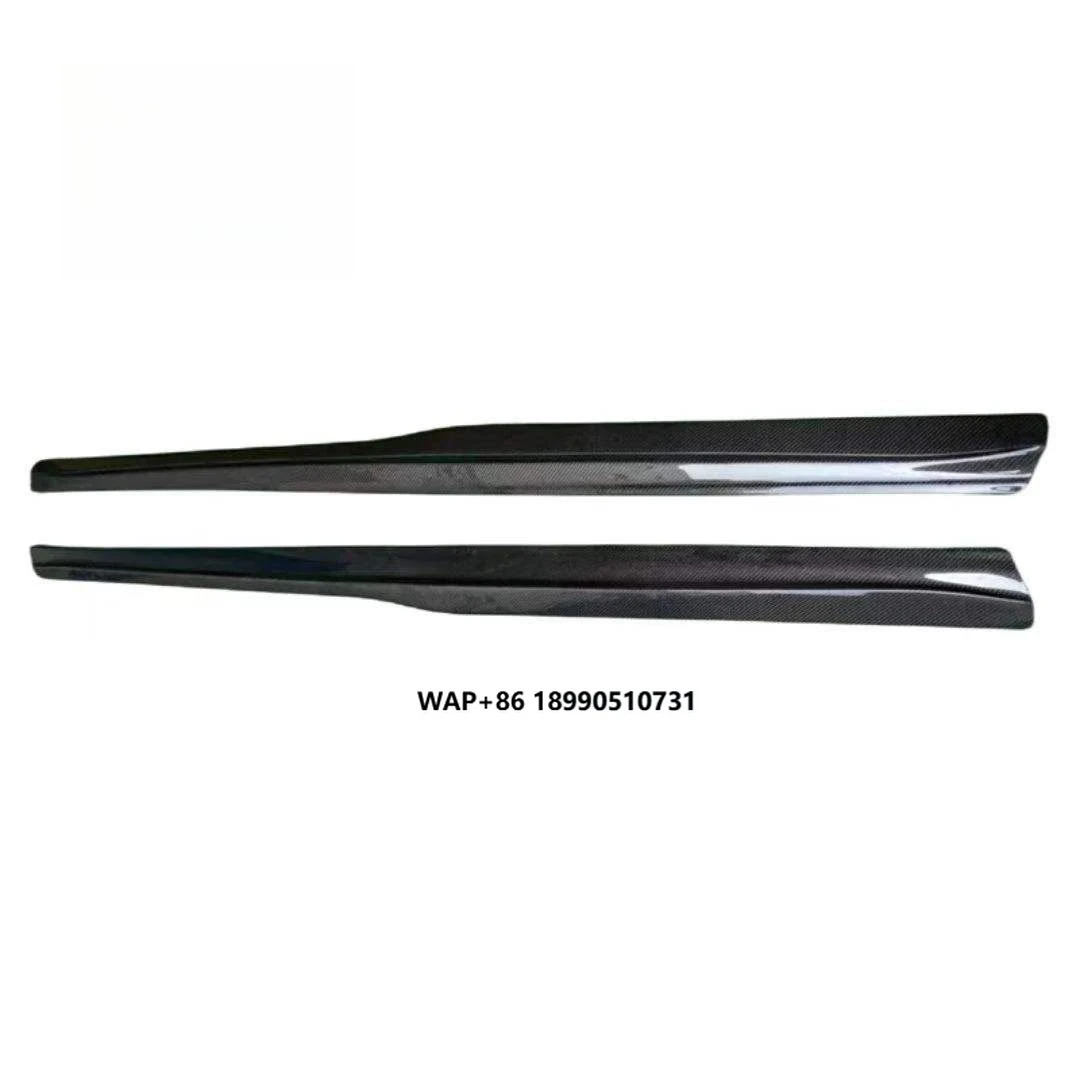 

F80 F82 Side Skirts PSM Type Carbon Fiber Side Bumper Lip New Upgraded Carbon Fiber Body Kit for M3 F80 F82 F83 M4