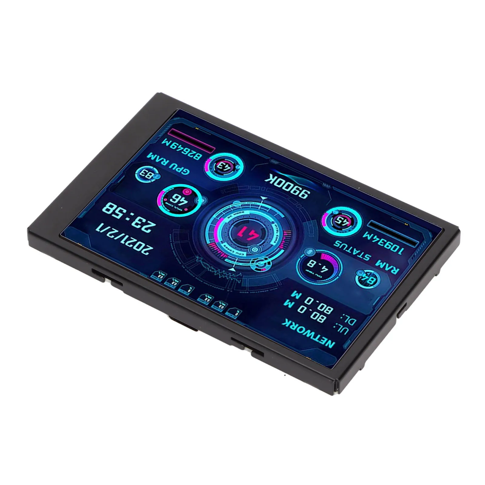 3.5in IPS USB Mini Screen AIDA64 PC CPU RAM Data Monitor PC Case Sensor Panel Display Temperature Monitor Computer Temp Monitor