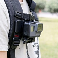 Backpack Strap Mount Quick Clip Mount Compatible with DJI OSMO ACTION Gopro Hero 10/9/8/7/6/5/4 SJCAM EKEN Camera Accesories