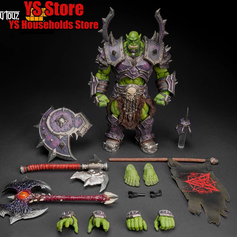 In Stock Metytoyz 2024wf 1/12 Scale Green Orc Monster Action Figure Delictae Armor Shield Ornament 7Inches Soldier Model