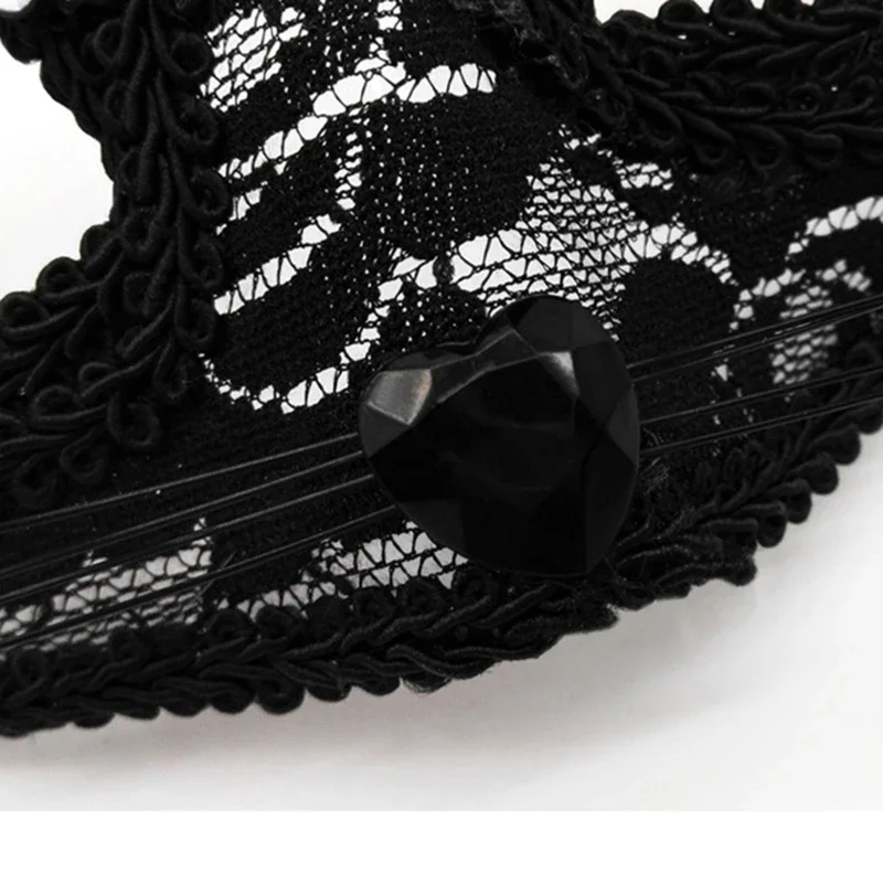 Masque en dentelle pour la fête d'Halloween, visage sexy, Tim ade