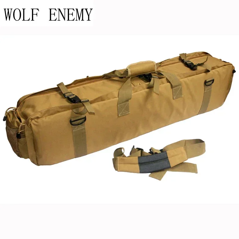 

Tactical M249 Gun Bag Fishing Hunting Hiking Outdoors Rifle Backpack Outdoor Gun Carrying Protection Case With Adventure Strap