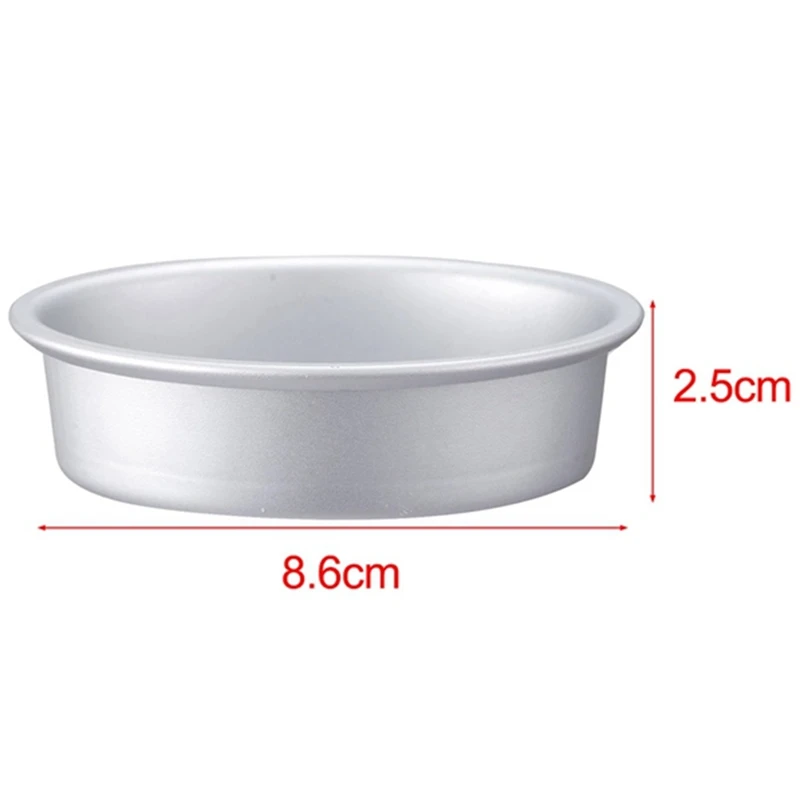 16Pcs Aluminum Alloy Cheese Pans Non-Stick Bakeware DIY Chocolate Cake Mould Baking Tools