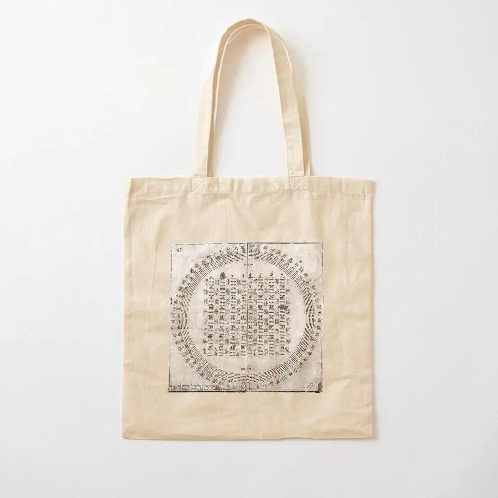 

I Ching - Diagram Tote Bag Large bags for women Shopper handbag Canvas Tote Bag