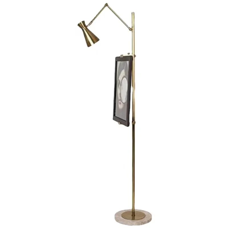 

Modern simple and creative living room floor lamp bedside bedroom floor lamp with photo frame art craft