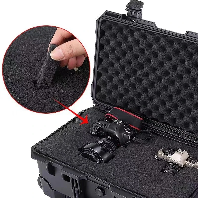 Imagem -02 - High Density Precorted Foam Toolbox Espumas Sombra Espuma Pré-corte Insert Pick And Pluck Esponja Hard Case e Flight Case 41x29cm