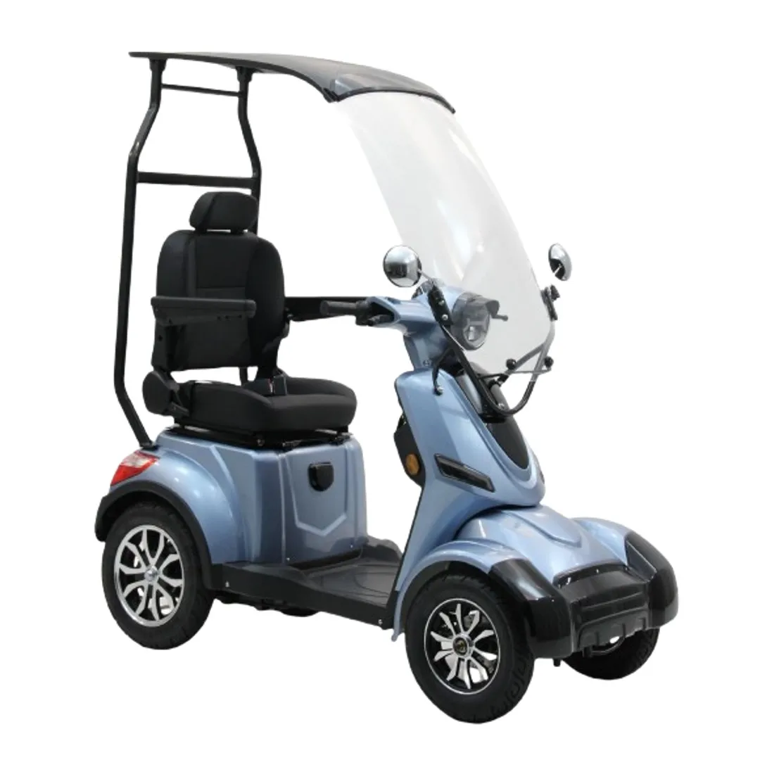 

Modification 2025 New Design 1000W Electric Mobility Scooter with a Roof for Adults Motorbkie 4 Wheels Mobility Wholesale Price