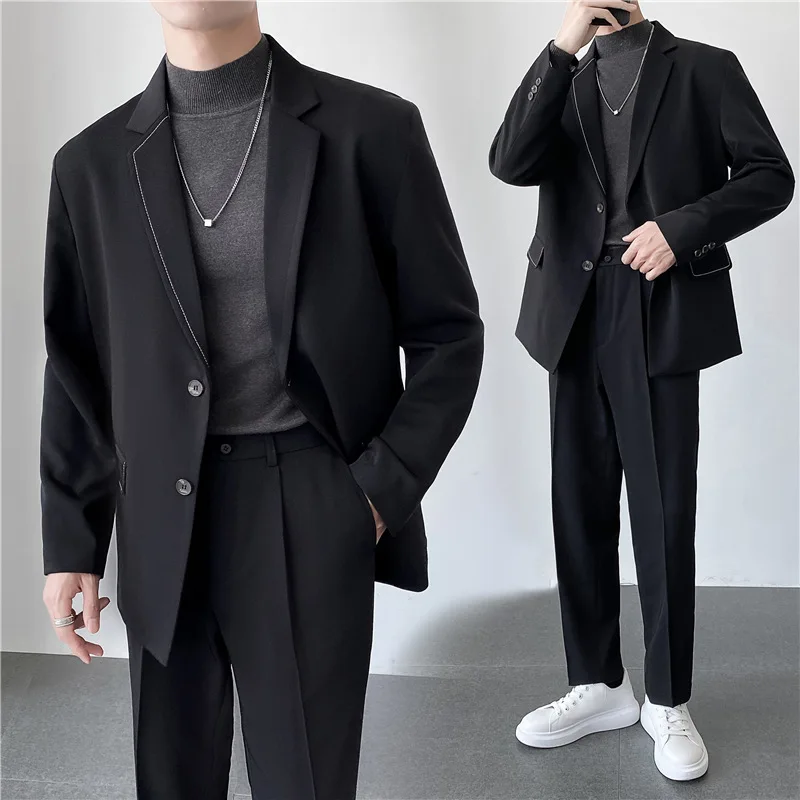 7226 zweiteiliger lockerer Freizeit anzug