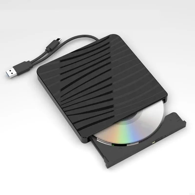 A9LF外部DVDドライブUSB 3.0タイプC ROMバーナー書き換えポータブルDVDプレーヤー