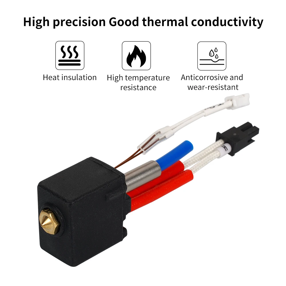 Dla anysześciennej kobry 2 hotend 24V 60W gardzieli dla anysześciennej kobry 2 neo/Pro/Plus blok grzewczy termistora pręt grzejny rurki telfonowej