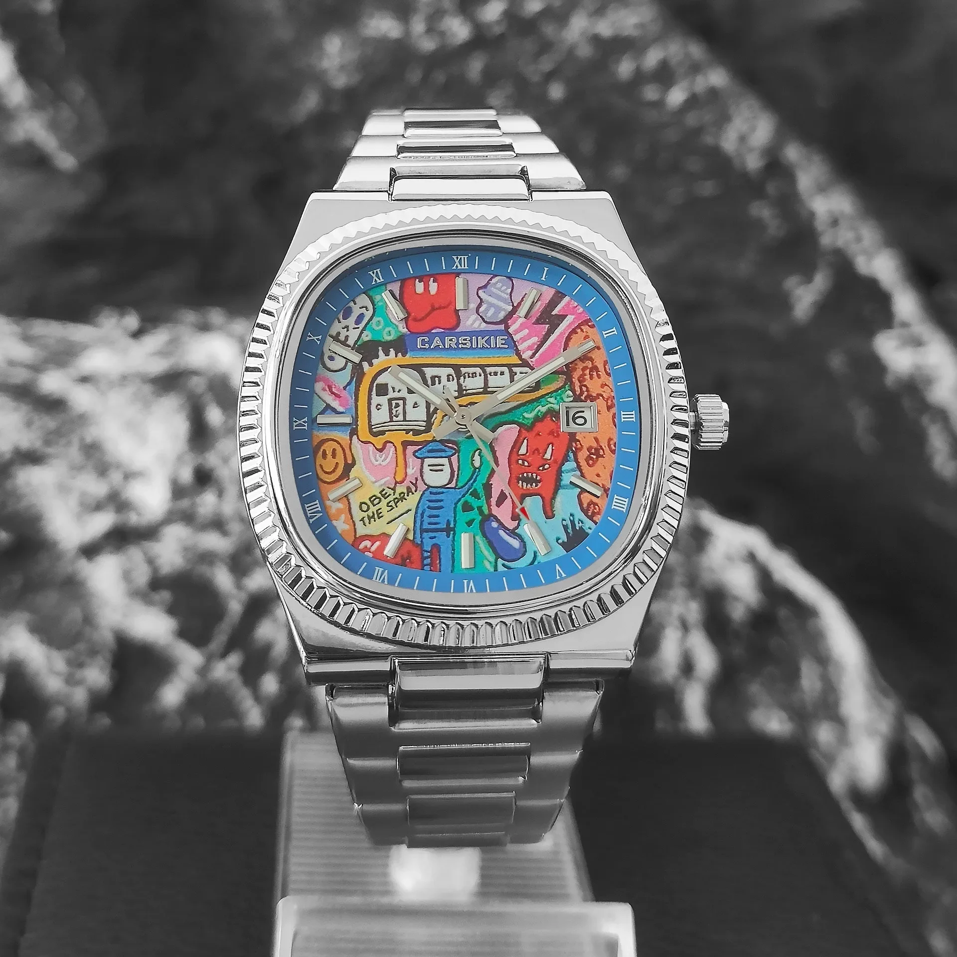 Top Casual Business Quartz Men's Watch Comic Cartoon Sport Steel Personality Waterproof Sport Men Watch AAA Male Clock Relogio