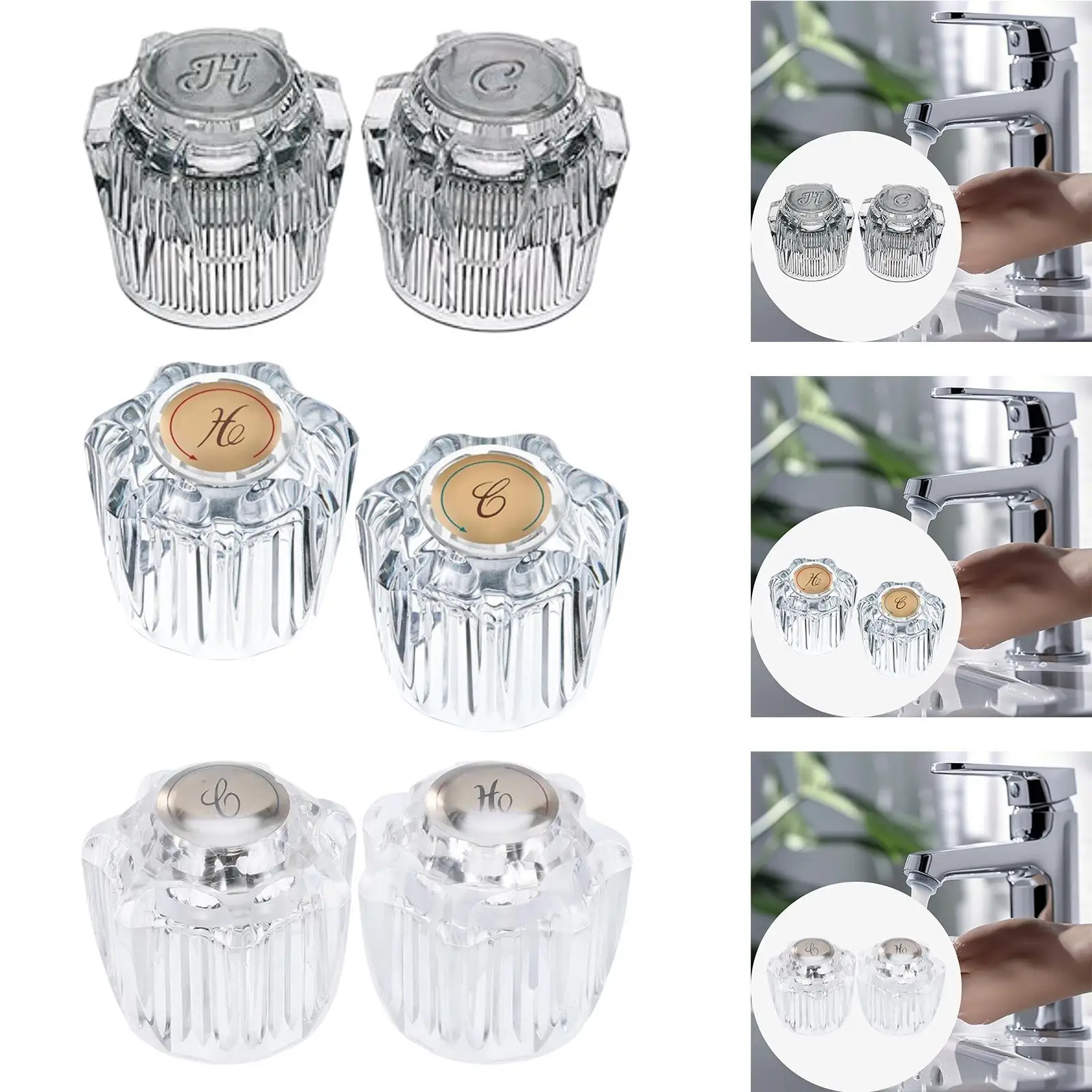 Duschknopf Ersatz Badewanne Wasserhahn Griff Duschgriff Multifunktions Badezimmer Zubehör für Wohnheim Haushalt Hotel Armaturen