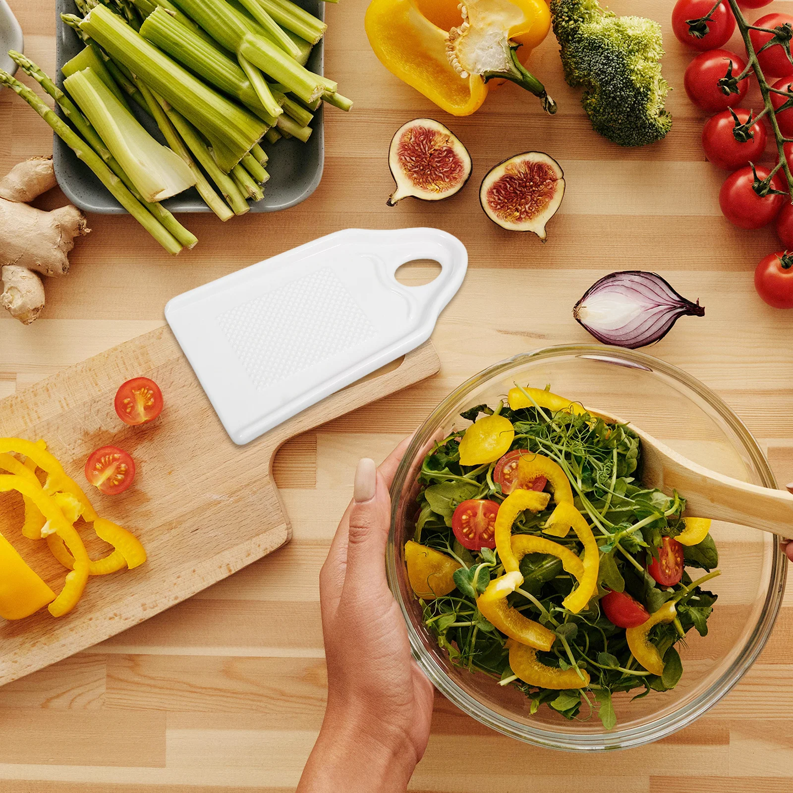 

Ceramic Ginger Grater Creative Design Garlic Baby Food Kitchen Accessories Ceramic Grater Plate Multi-Function Cooking Tool