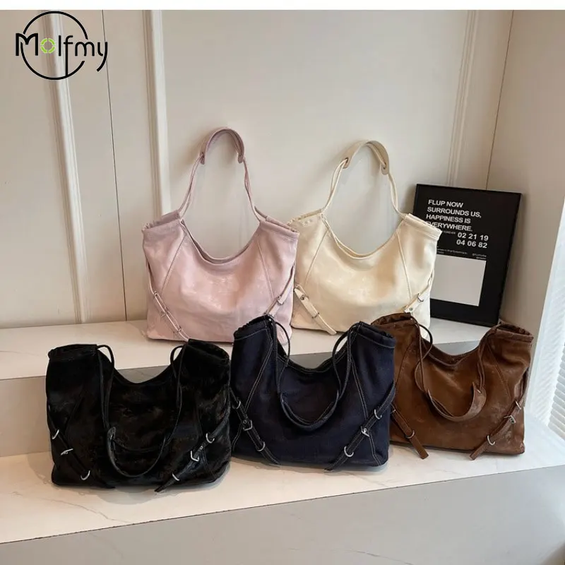 سعة كبيرة حمل الحقائب النسائية Crossbody حقيبة كتف مفردة حقيبة يد المرأة مصمم حقيبة فخمة Bolsos Mujer Droshipping Bolsa