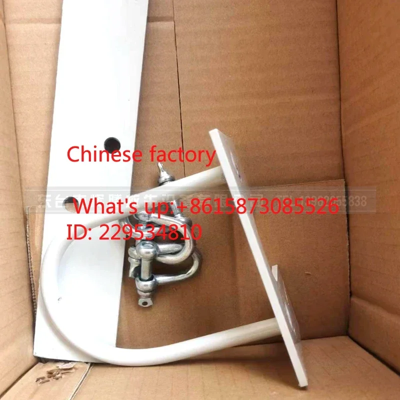 Marine carbon dioxide weighing lever weighing CO2 fire extinguishing agent container suspended steel pole scale