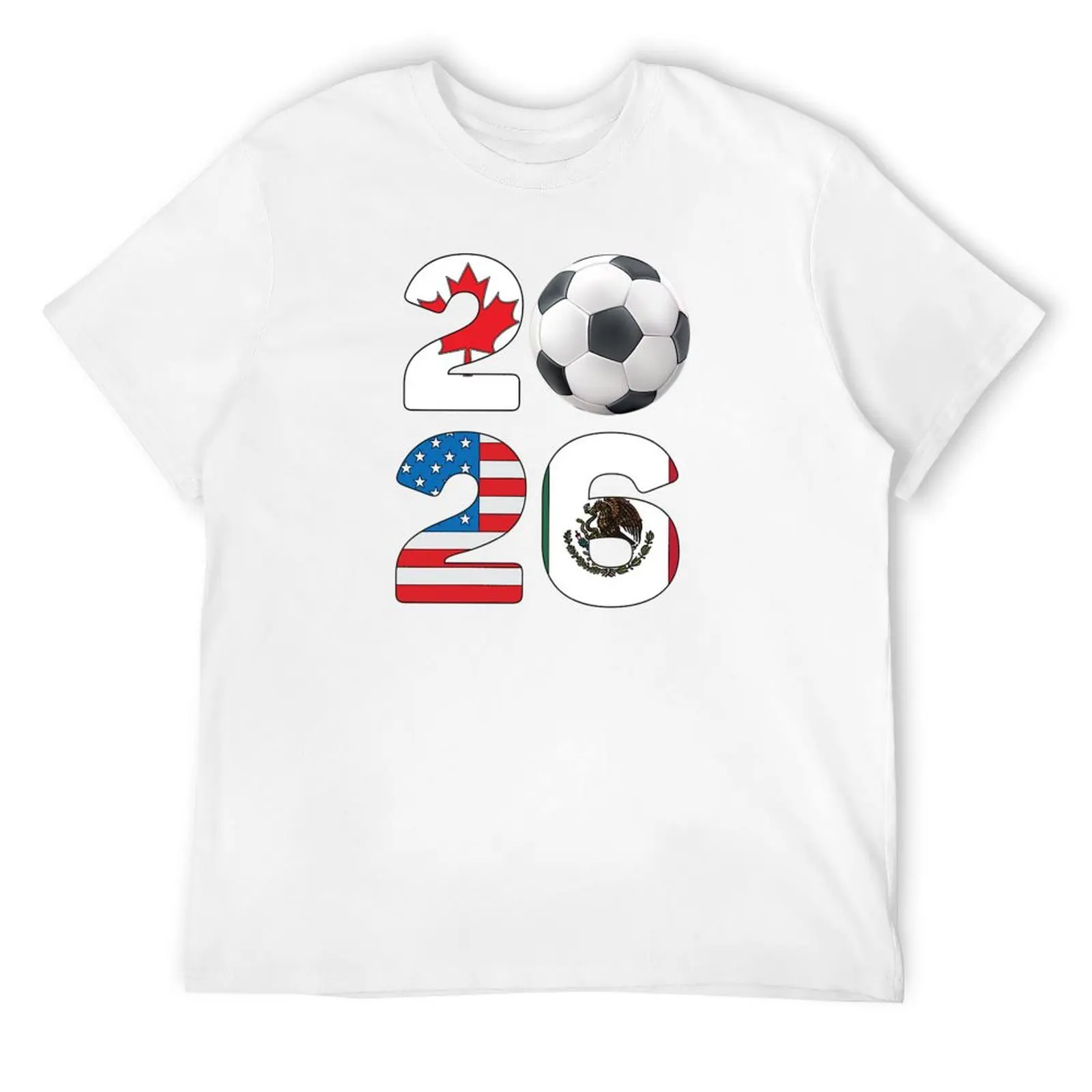 

2026 North America Football Massive Event Soccer Ball T-Shirt custom shirt funny costumes oversized t shirt men