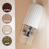 Portable Electric Coffee Grinder USB Charging 1200mah Wireless Fully Automatic Integrated Small Household Coffee Bean Grinder