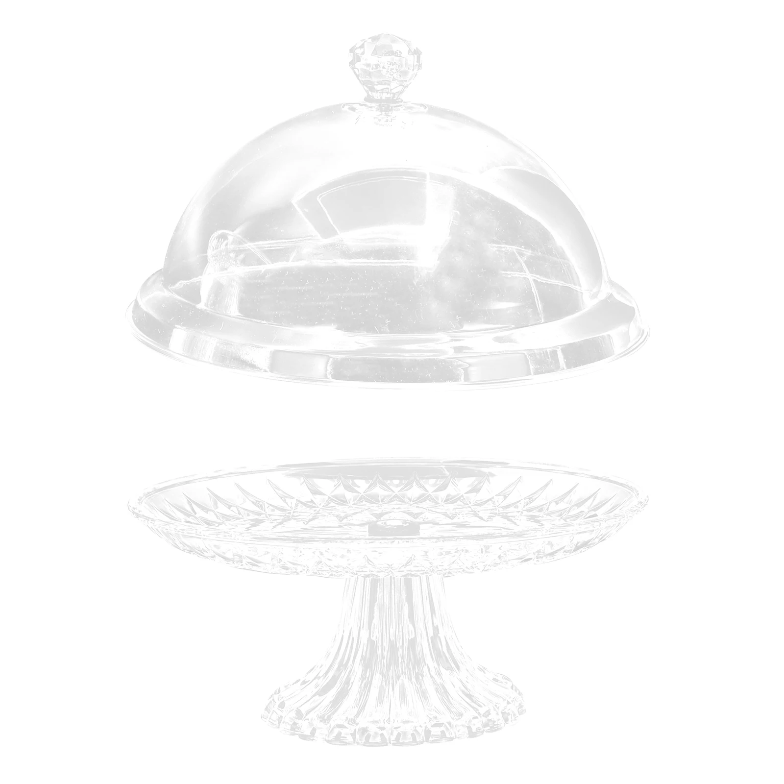 

Acrylic Food Cover Clear Dome Cake Display Dust Protector for Dessert Table Parties Occasions Cake Display
