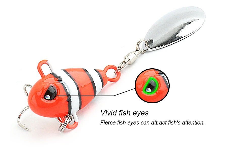 FJORD Schwanz Spinner Köder 7g 10,5g 14g 21g Angeln Locken Vib Metall Casting Shore Jig Löffel angeln Künstliche Köder Zubehör – Detail 7