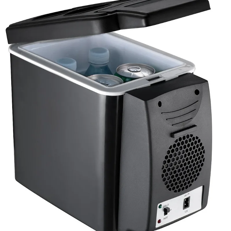 

Car refrigerator 6 liters, home car dual-purpose cold and hot box car refrigerator