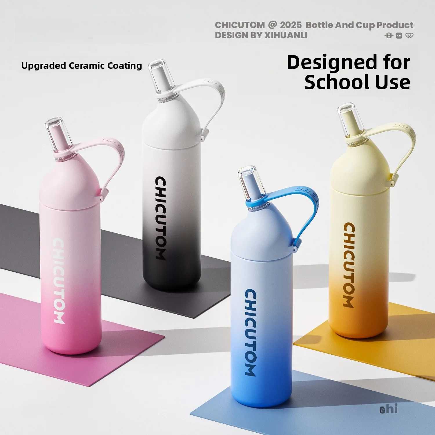 

Qigu Tang 2025 New Insulated Water Bottle St Cup for School Children's Water Pot Primary One Students Special St Cup