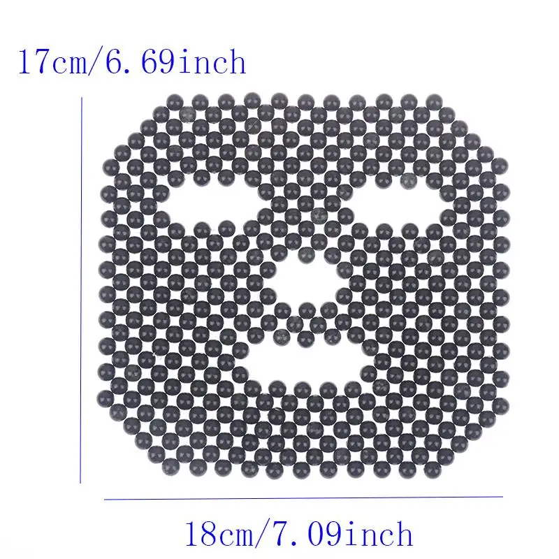 قناع الوجه الطبيعي من اليشم - علاج التبريد والتيراهيرتز للعيون وتجديد شباب الوجه أداة تدليك باردة من الدرجة السبا للاسترخاء