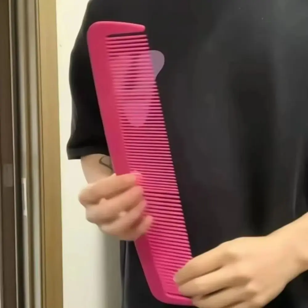 Jumbo Size Extra-large Comb Straight Hair Plastic Funny Giant Comb Fast Blow Drying Hair Detangling Comb Children's