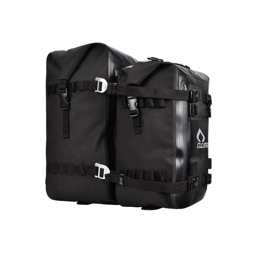 حقيبة المقعد الخلفي للدراجة النارية CUCYMA 20L، حزمة سفر متعددة الوظائف مقاومة للماء بنسبة 100% مع حقيبة نهارية قابلة للفصل لمغامرة السياحية