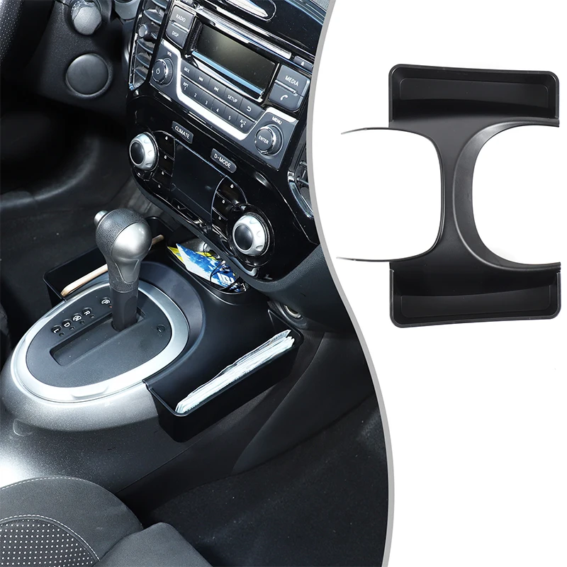 

For 2011-2019 Nissan JUKE Infiniti ESQ ABS Car Gear Shift Side Storage Box Tray Holder Side Organizer Tray Interior Accessories