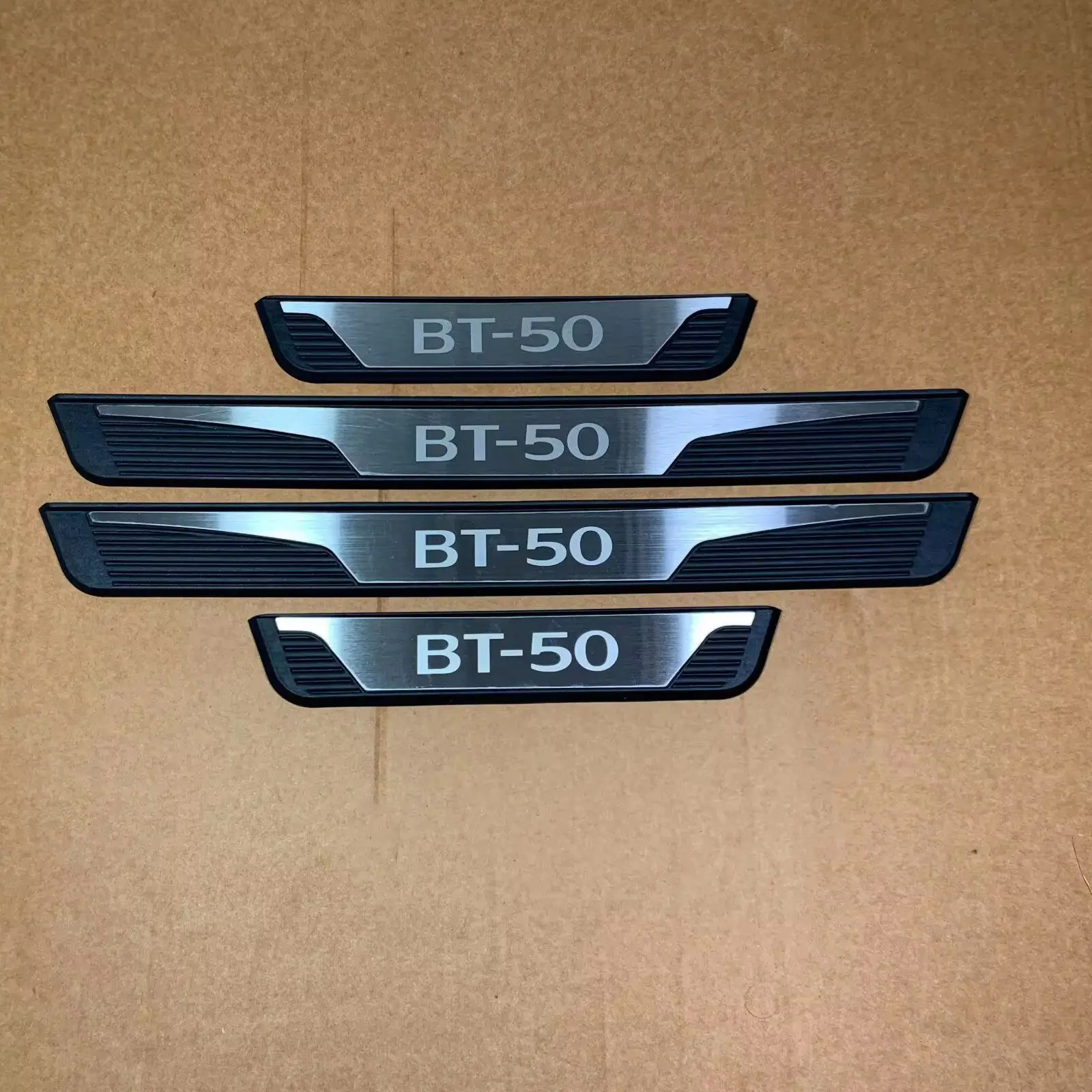 For Mazda Bt-50 Bt50 2022-2024 2025 Auto Door Sill 3d Pedal Shell Scuff Plate Trims Protector Sticker Car Styling Parts Supplies