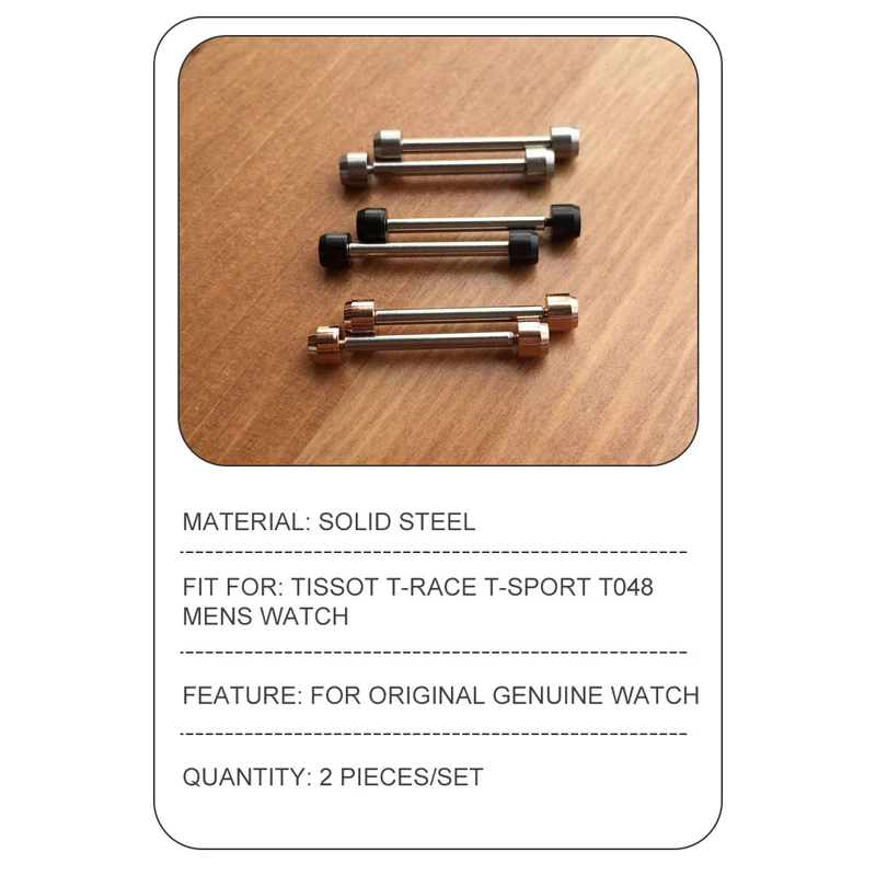 28mm Inner Hexagon Watch Screw Tube Rod Spring Bar Screw-In Watch Lug Stem Link Kit forTS Tissot T race T-sport T048 Watc