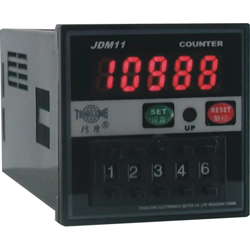 5-digit 48-size Electronic Preset Meter Counter JDM11-5A High-brightness LED