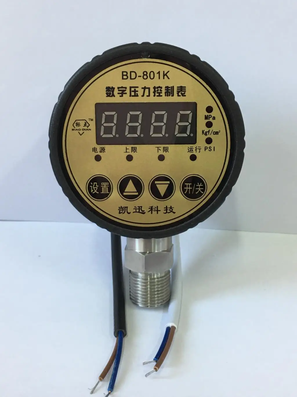 BD-801k punctuation digital display electric contact fire pump switch hydraulic shock resistant vacuum electronic pressure gauge