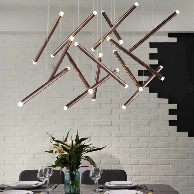 

Aaliyah Led pendant light modern bar counter pendant light for living room, dining room, staircase height adjustable