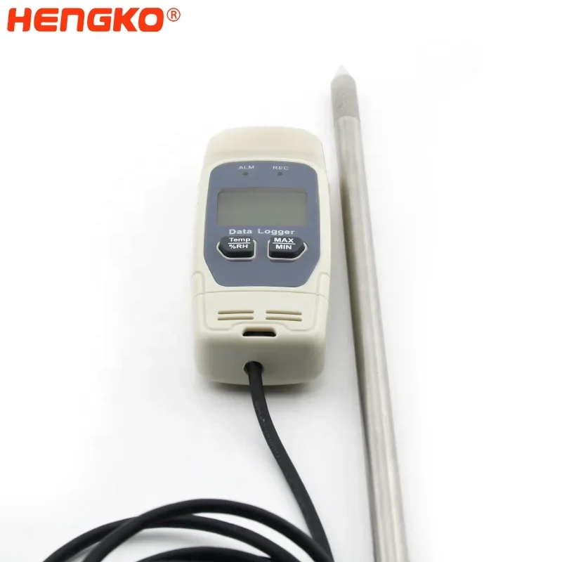 HENGKO HK J9A104 Handheld USB Data Logger Temperature and Humidity Recorder for cold chain transportation Drug storage