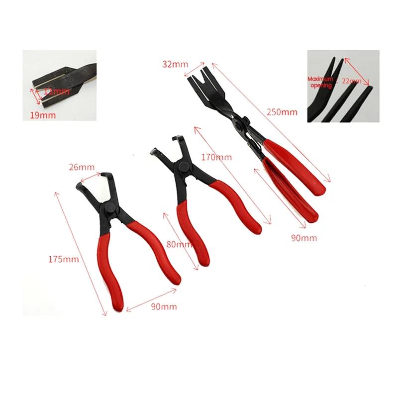 

AB46-Набор плоскогубцев для зажимов для тела, плоскогубцы для зажимов на 30 градусов и 80 градусов, плоскогубцы для снятия зажимов для панели, зажим для отделки автомобильной обивки