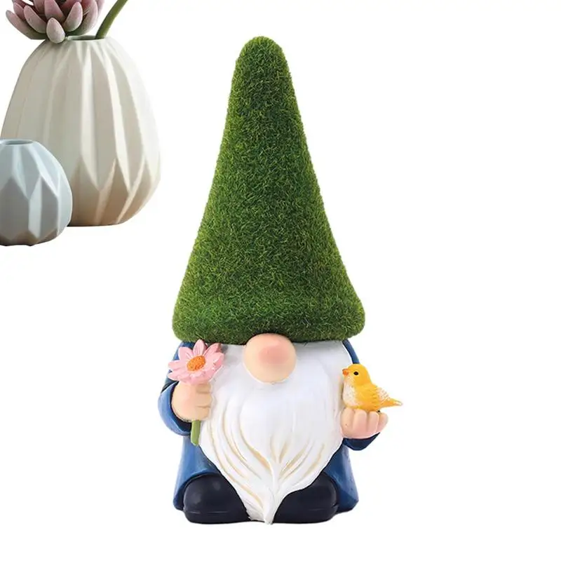 

Funny Garden Gnomes Faceless Doll Sculpture Cartoon Gnome Decor Hand-Painted Gnomes Outdoor Statues For Patios Lawns Courtyards