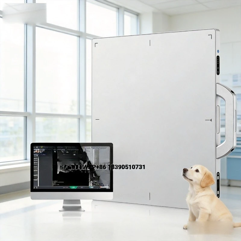 Fashion Medical Portable DR X-ray System Built-in Computer Veterinary Digital Machine Wired Flat Panel Detector X-ray