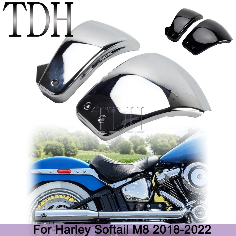 For Harley Softail M8 Street Bob Deluxe 114 FLDE FXBB FXST FLSL FXLR FLHC 2018-22 Accessories Battery Side Fairing Covers Panel