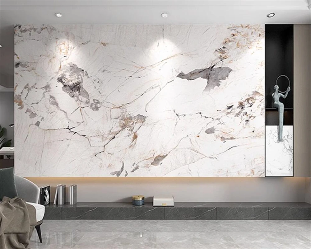 

beibehang Modern New Chinese Abstract Luxury Sofa Film papel de parede Television Background Elk Marble Wallpaper