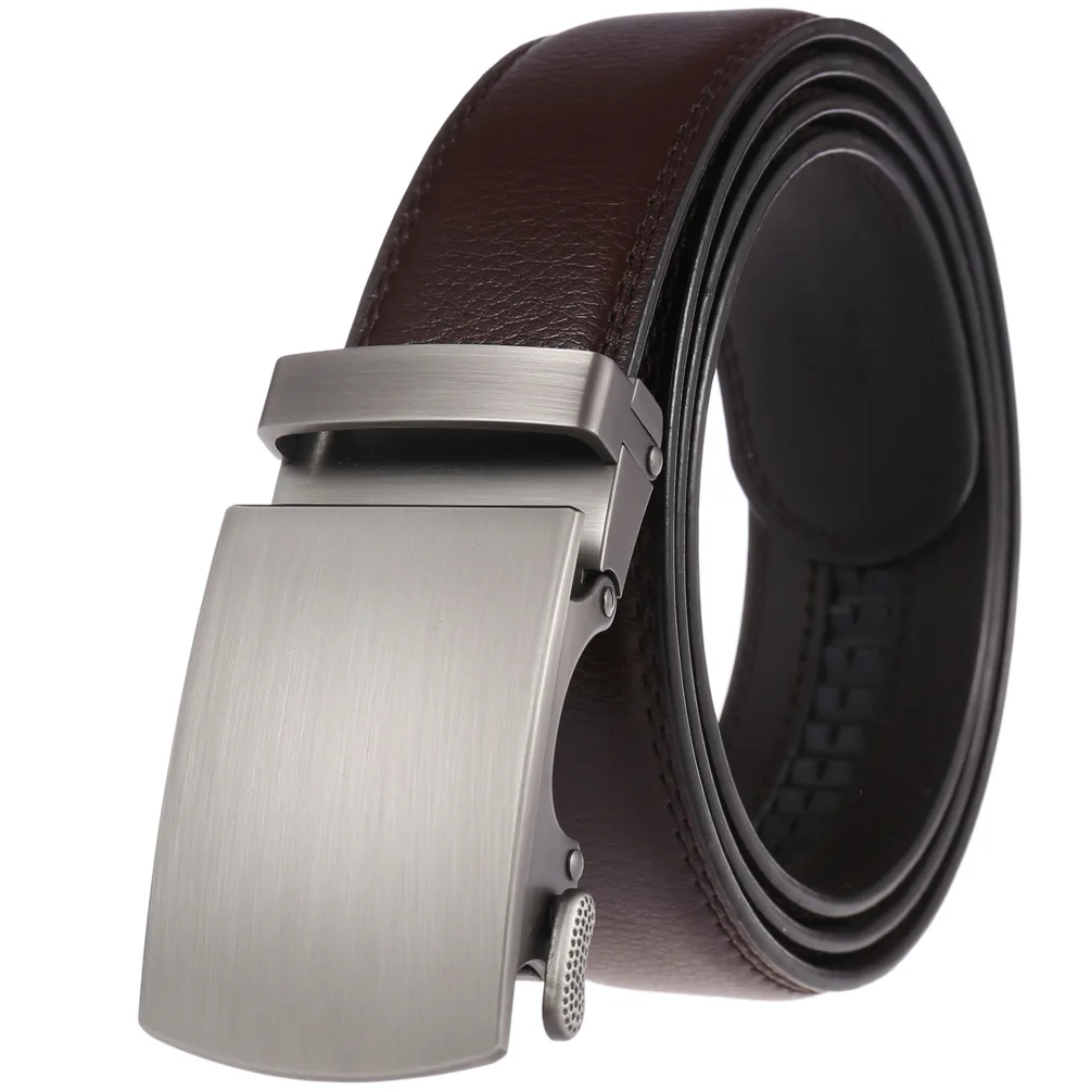 Männer Gürtel Echtes Leder Strap Männlich Bund Automatische Schnalle Business Gürtel für Männer Hohe Qualität Gürtel Gürtel Für Jeans – Detail 4