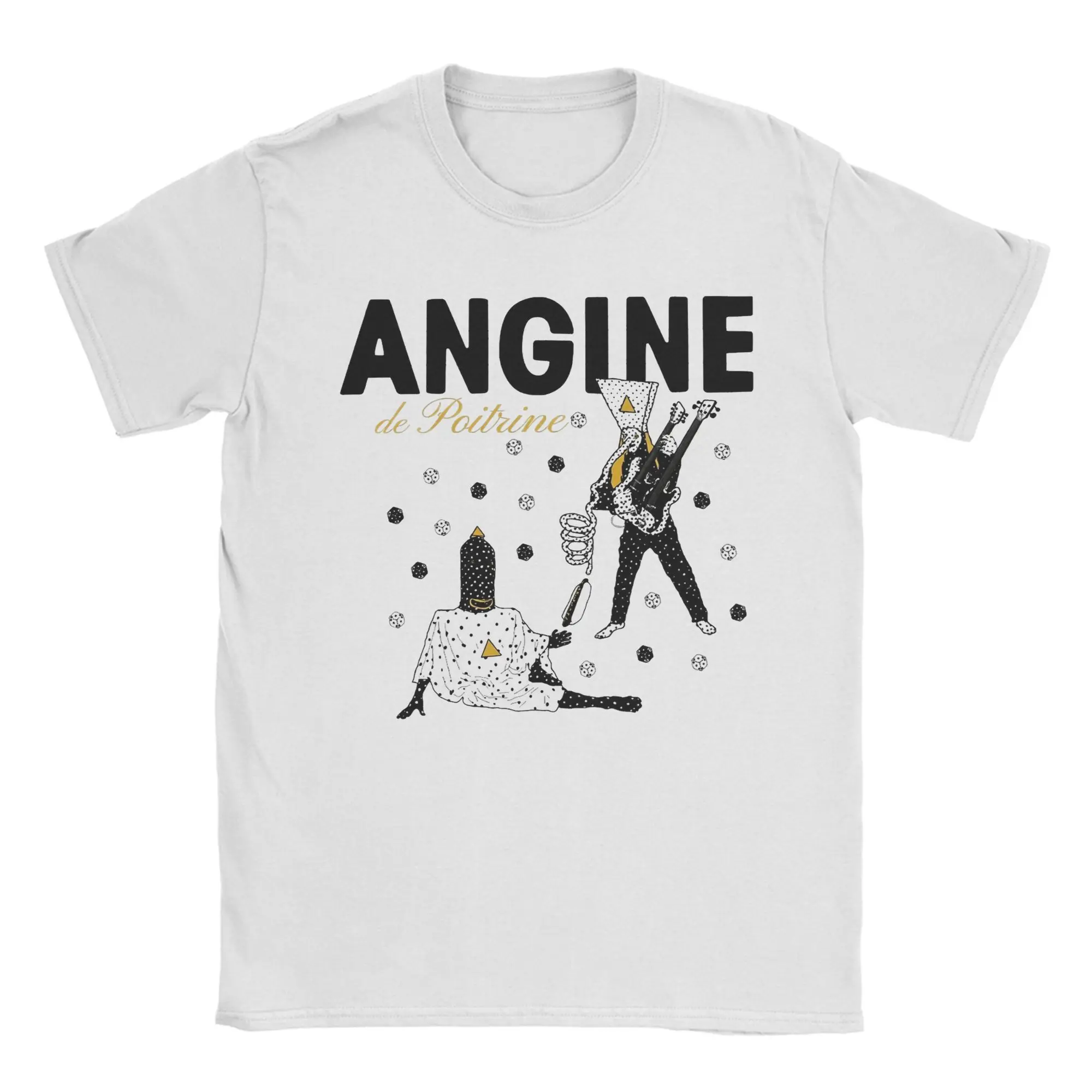 Fashion Canadian Angine de Poitrine Band T-Shirts for Men Women Round Collar Cotton T Shirts Short Sleeve Tees Original Clothing